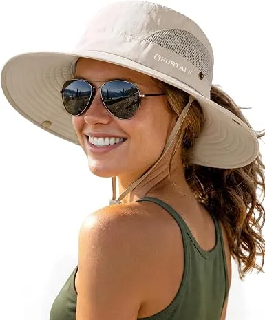 FURTALK Packable Sun Hat UPF 50+