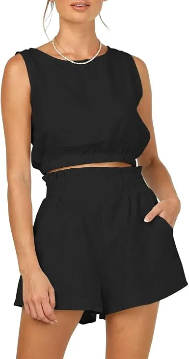 Trendy Queen 2-Piece Linen Matching Set