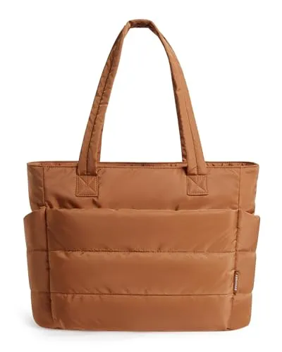 BAGSMART Puffy Tote — two color variations side by side