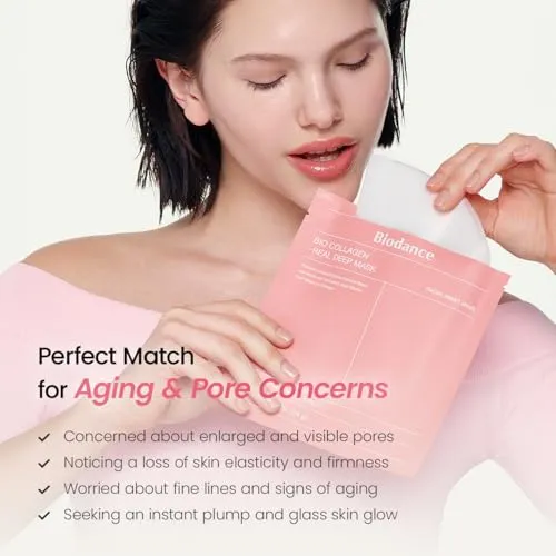 BIODANCE mask — glass skin result after overnight use