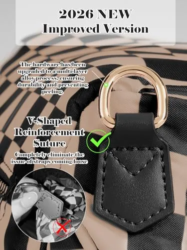 MEISEY Bum Bag — additional angle showing khaki checkered variant