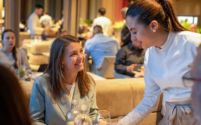 Elegant dining with a view at Madame Brasserie