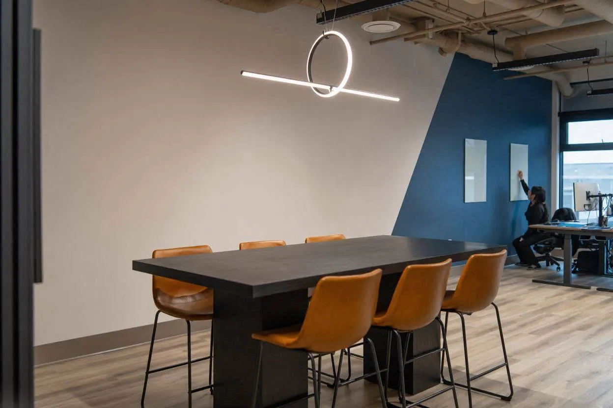 Modern office interior — light, acoustics, and spatial flow