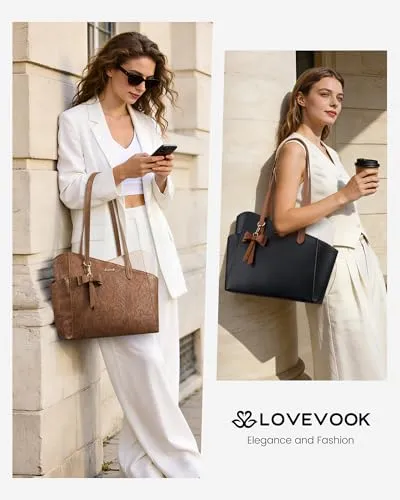 LOVEVOOK Small Tote — side view showing shape and structure