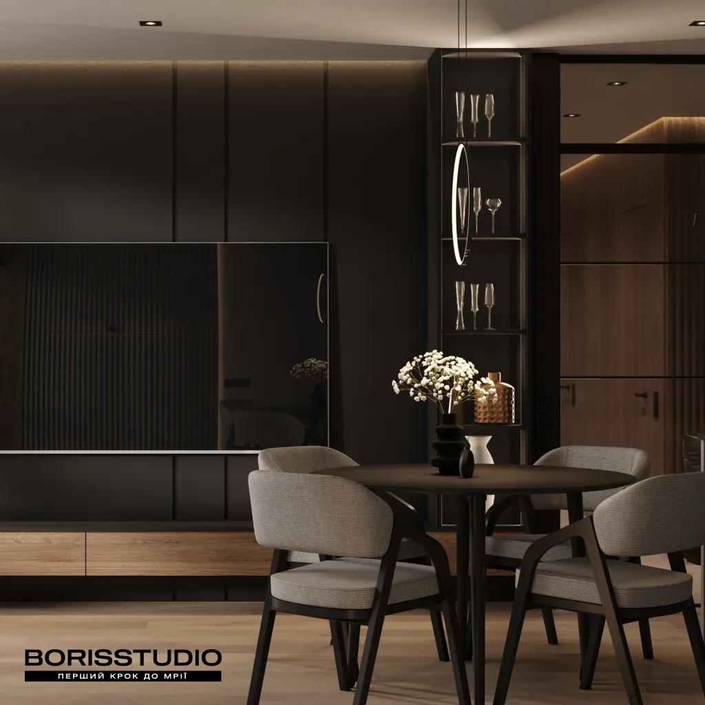 Contemporary interior design — clean lines and natural textures