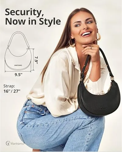 Vantamo Crescent Bag — interior showing space and organization
