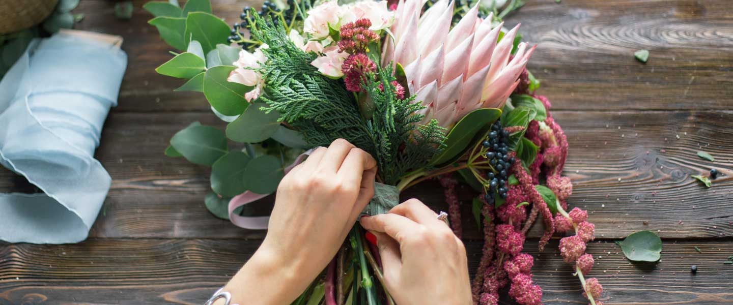Elegant floral design details