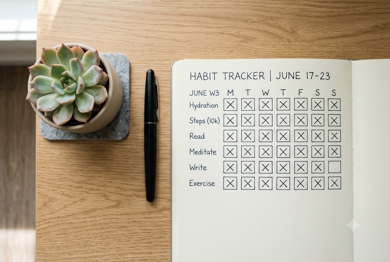 Lifestyle focus habit tracker