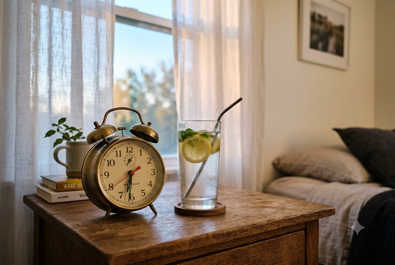 Trigger anchor alarm clock