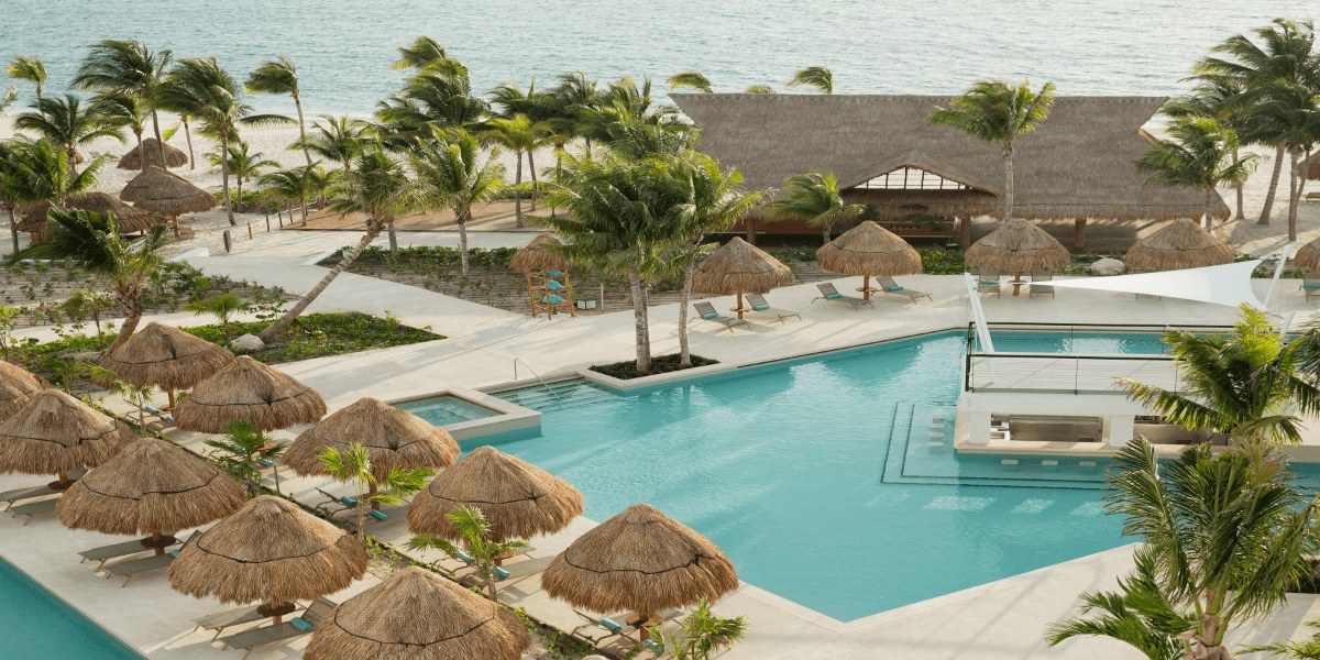 Luxury oceanfront suite with panoramic Caribbean views