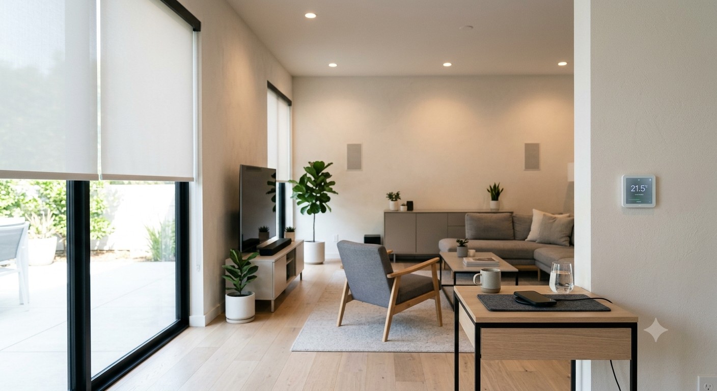 Smart home technology with subtle automated lighting