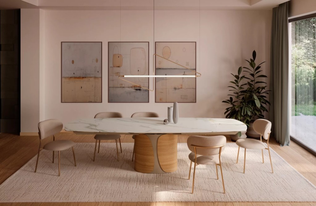 Textured materials and natural surfaces