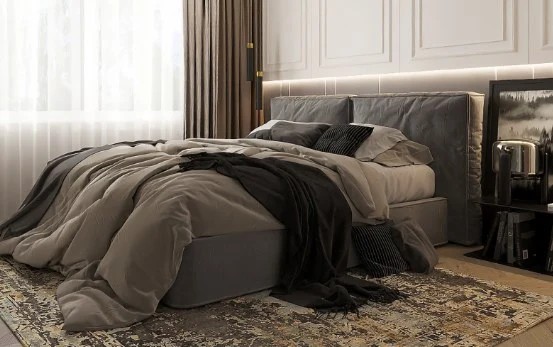 Moroccan-inspired bedroom design