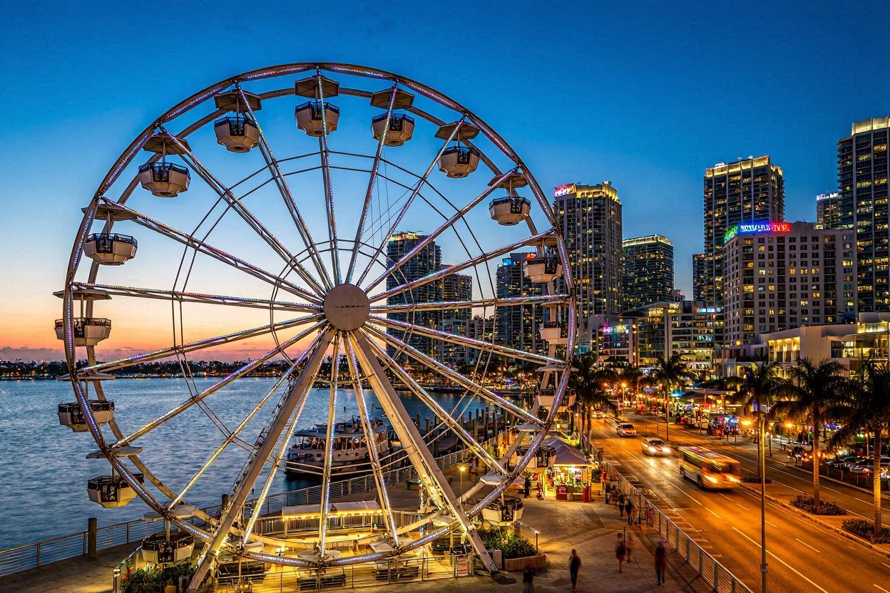 Observation wheel at Bayside