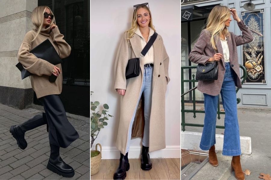 Everyday autumn outfits from a single capsule